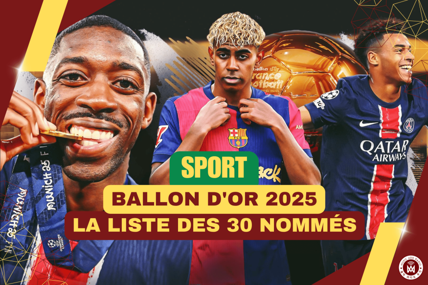 BALLON D'OR 2025 - LA LISTE DES 30 NOMMÉS EST TOMBÉES, LE PSG BAT UN RECORD