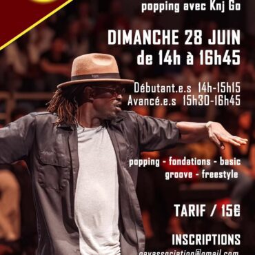 RPop & Knj Go donne un cour de danse à Louvier le 28 Juin 2026